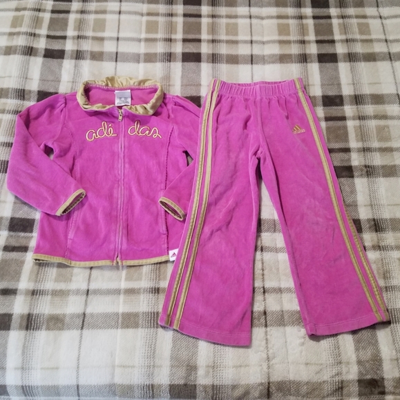 matching velour tracksuits